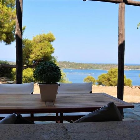 Villa Wood & Stone Dream View House B à Diaporos Extérieur photo