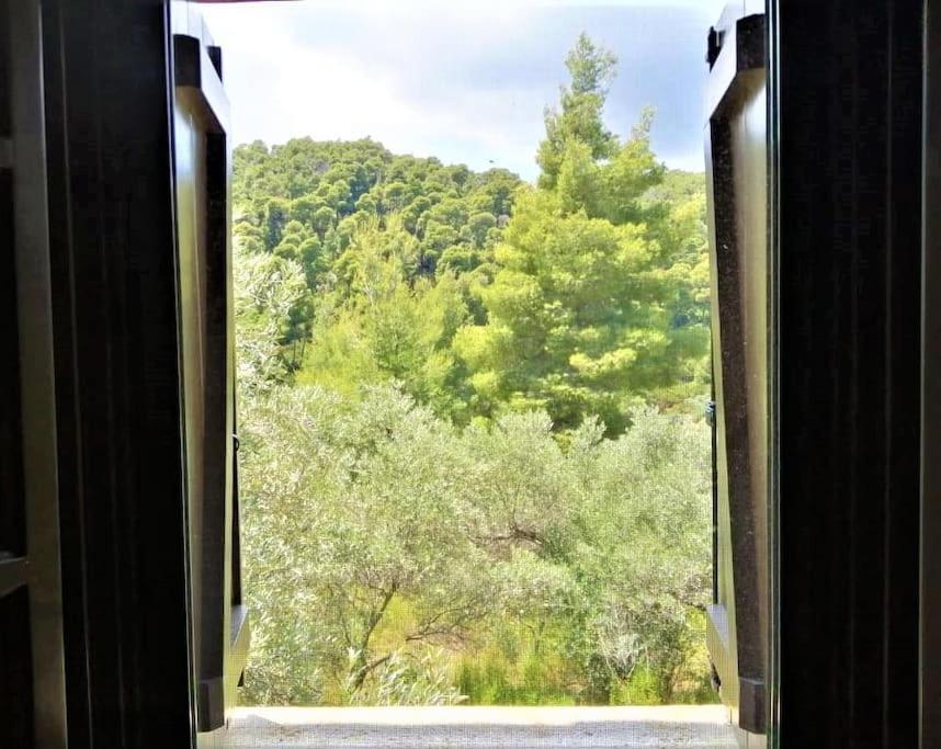 Villa Wood & Stone Dream View House B à Diaporos Extérieur photo